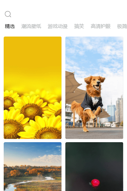 高清壁纸浏览下载 微信小程序 JS源码 封面