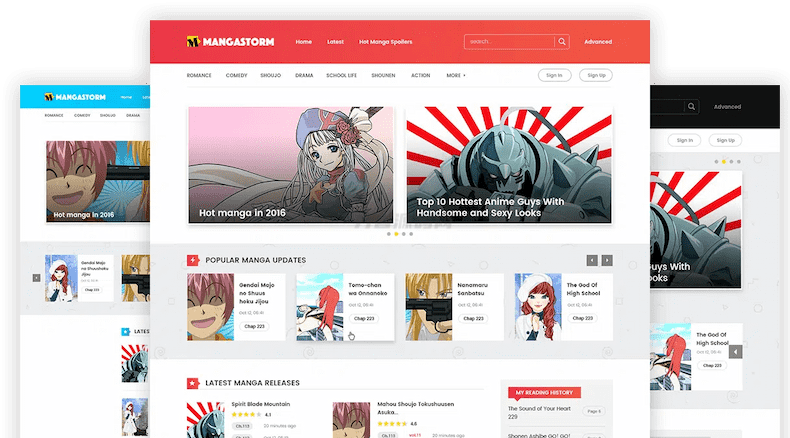 Madara WordPress 漫画小说主题 PHP模板 封面
