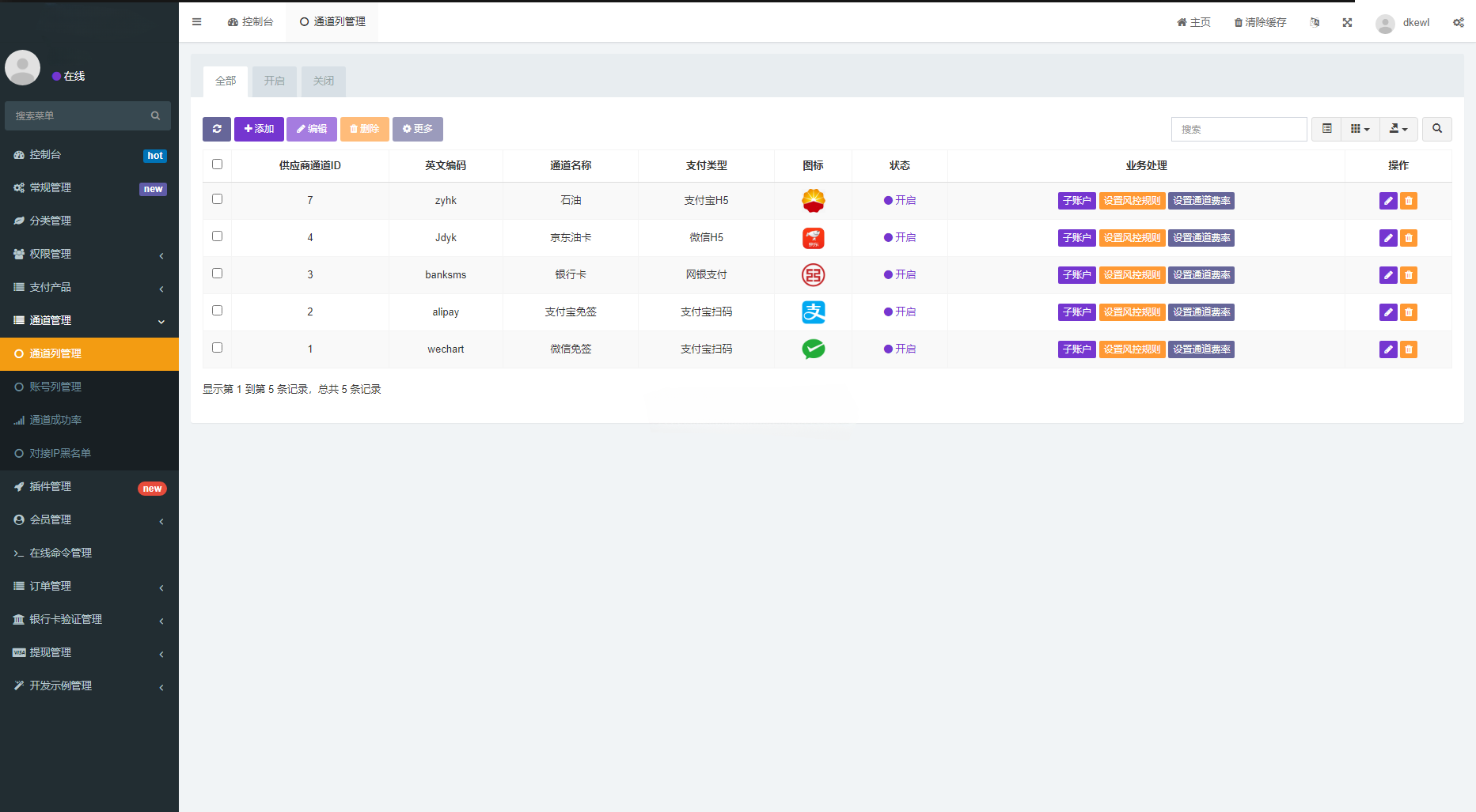 FastAdmin聚合支付系统源码 图片