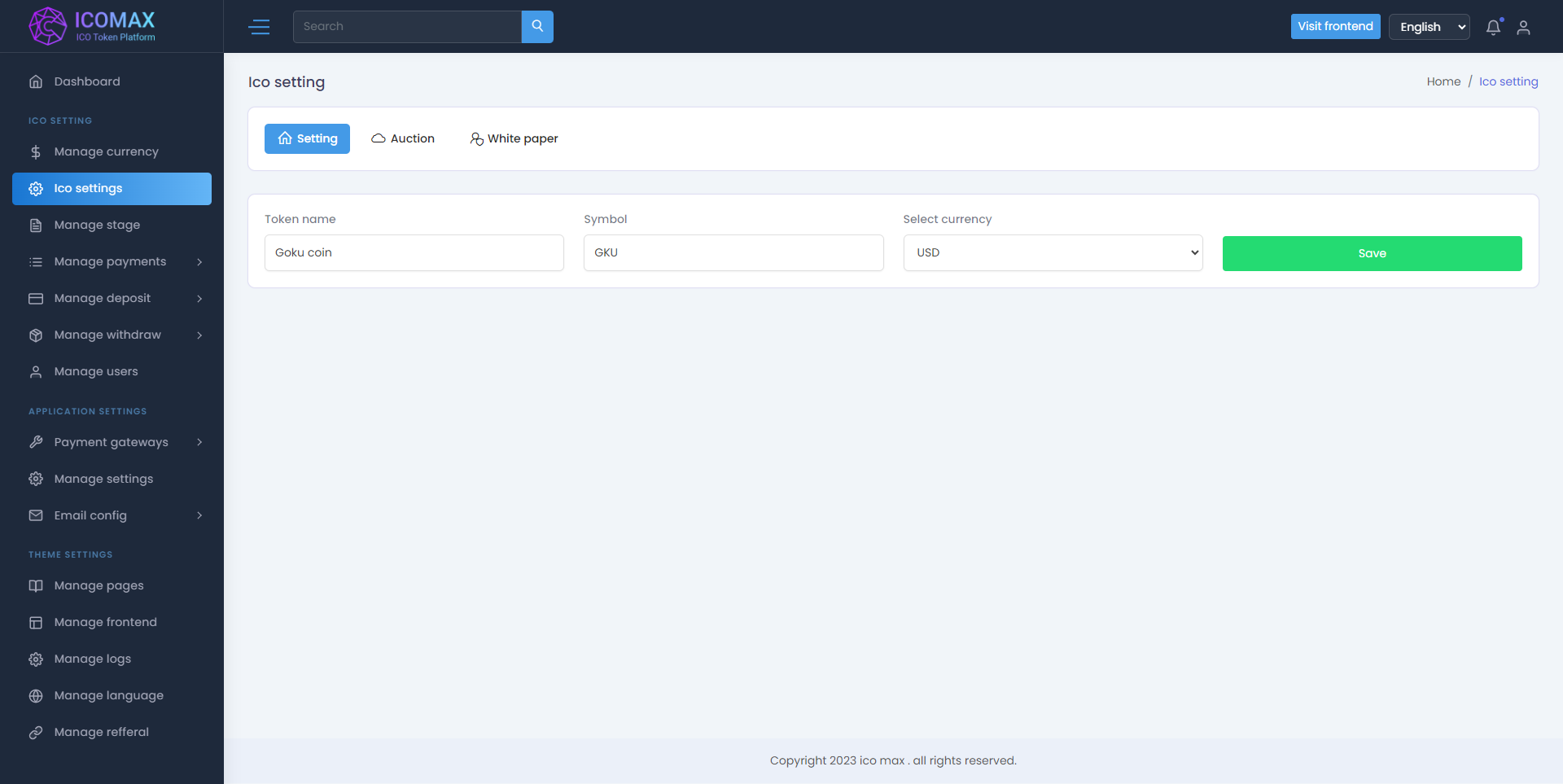 ICOMAX代币销售拍卖平台源码 图片 ICOMAX代币销售拍卖平台源码 图片
