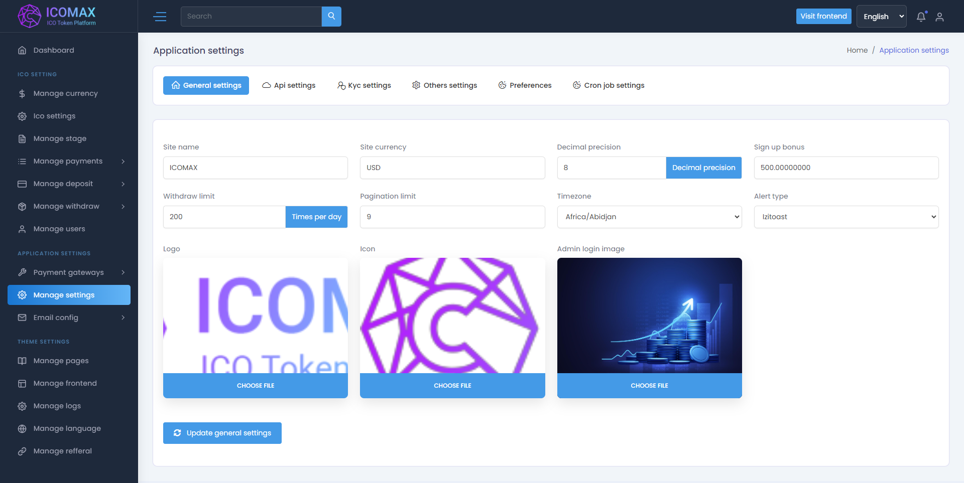 ICOMAX代币销售拍卖平台源码 图片 ICOMAX代币销售拍卖平台源码 图片