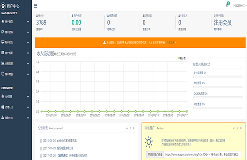 彩虹易支付源码 聚合支付系统 PHP开发 图片
