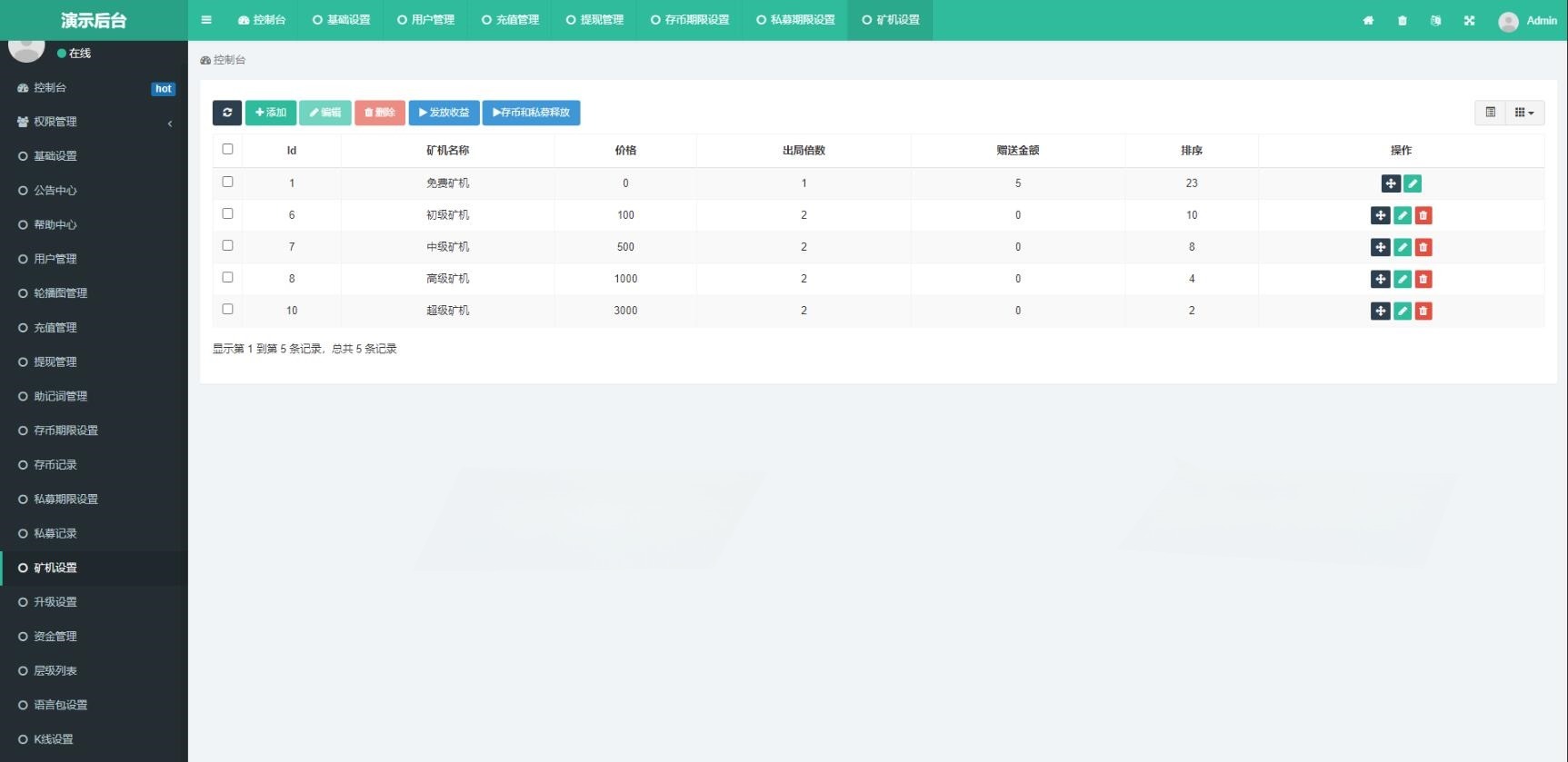 H5移动端双语加密货币矿机交易系统PHP源码 图片 H5移动端双语加密货币矿机交易系统PHP源码 图片