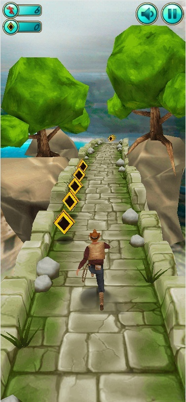 神庙逃亡HTML5游戏源码 跨平台休闲游戏引流推广 图片