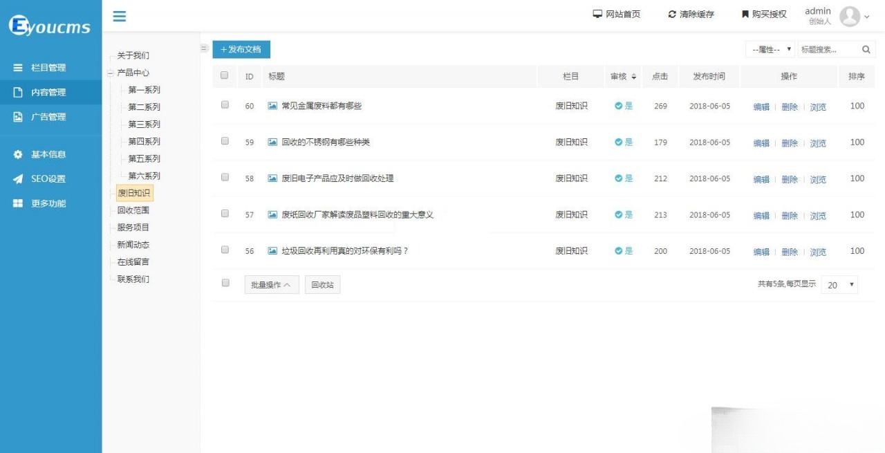 易优CMS旧物回收网站源码 ThinkPHP开发 封面