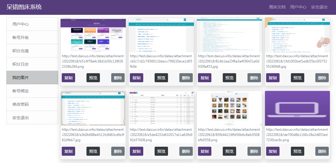 呆错免费图床源码 PHP开发 多端支持 图片 呆错免费图床源码 PHP开发 多端支持 图片