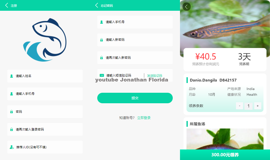 养鱼理财PHP源码 金融投资商城抽奖双语系统 图片
