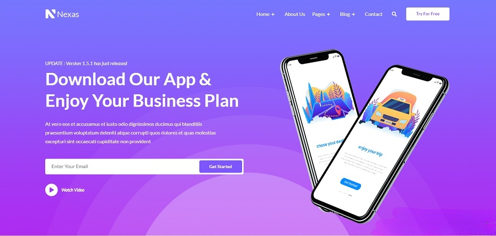 科技公司官网HTML模板 多功能应用软件展示网站源码 封面