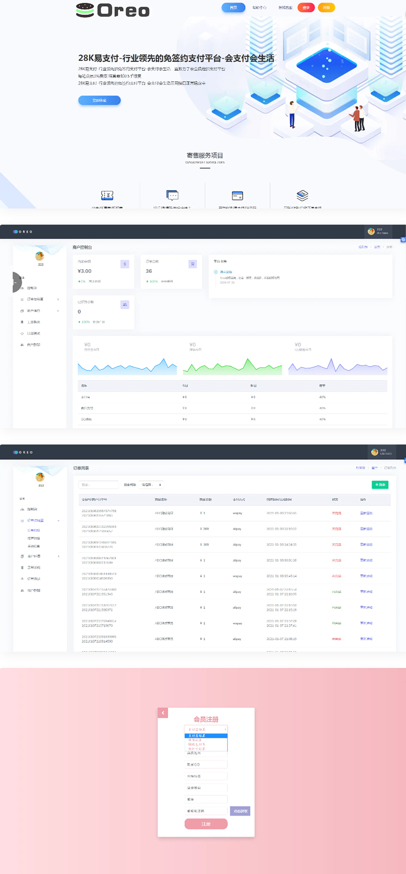 易支付 28k支付 第四方支付 PHP 源码 完整版 封面