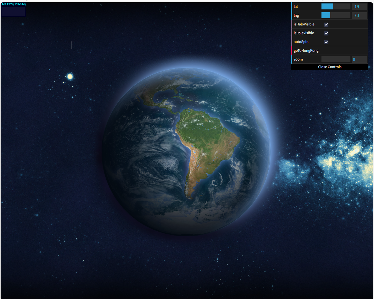 HTML5 3D地球仪源码 经纬坐标定位动画特效 封面