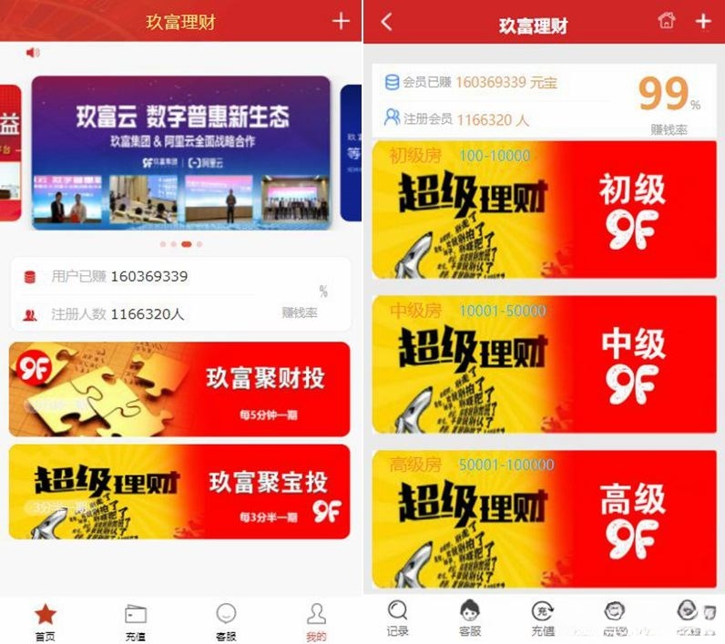 玖富PC28理财盘源码服务器打包 微信登录支付接口 封面