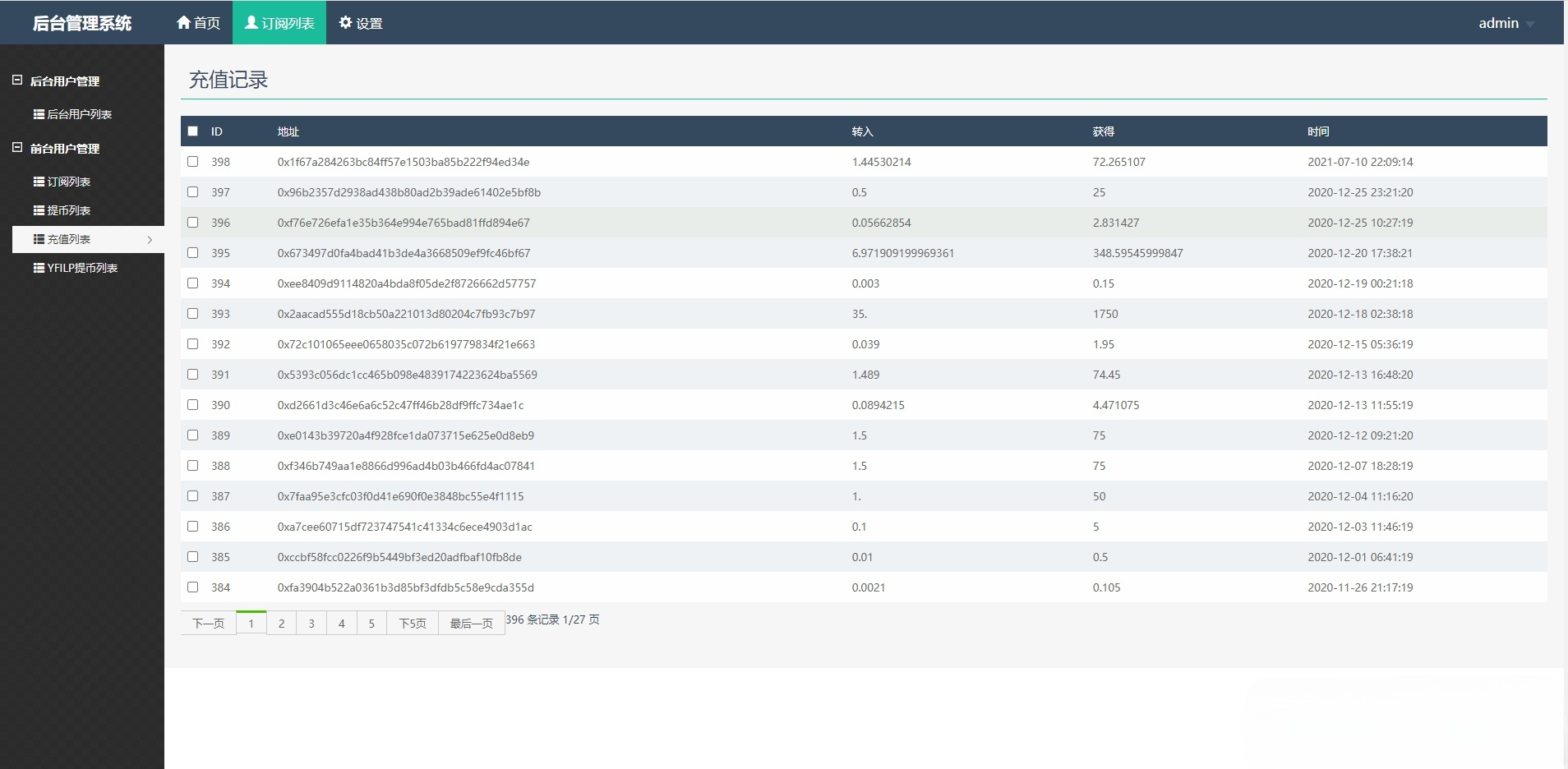 YFIM空投网站源码 区块链空投系统 挖矿空投官网 图片
