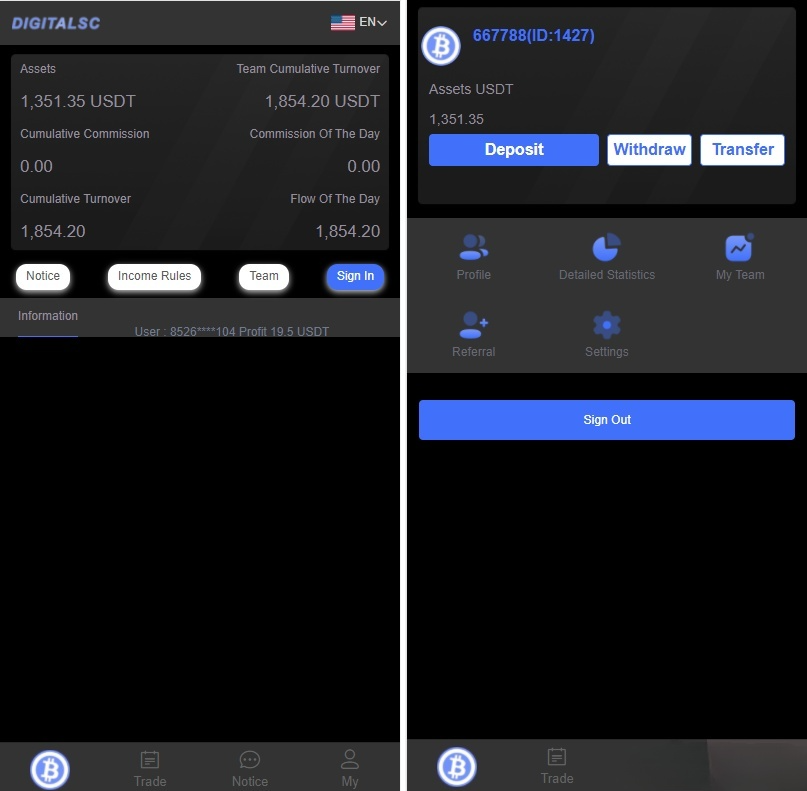 USDT虚拟货币投资理财系统源码 PHP 图片