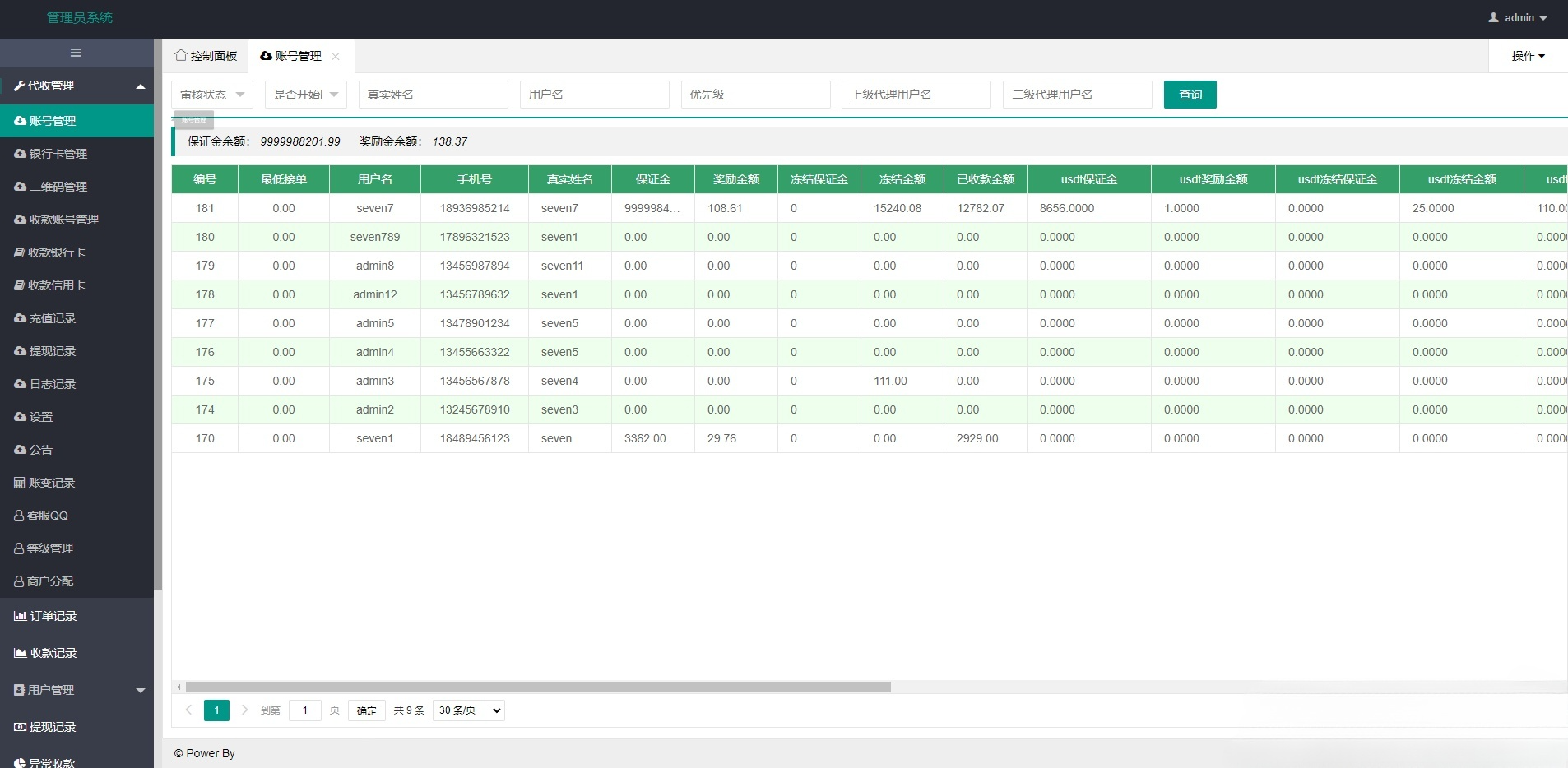 免签聚合支付系统+USDT码商收款平台 图片