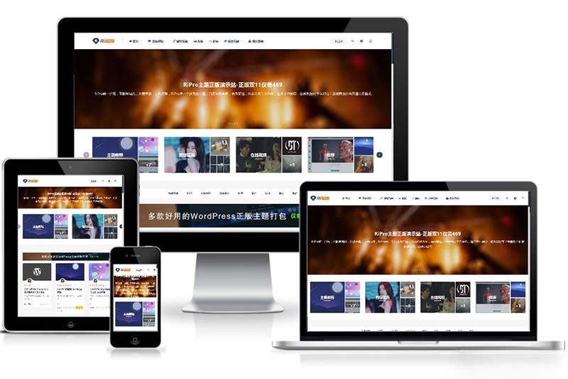 RiPro虚拟资源主题V89开心版 免授权PHP+HTML模板 封面
