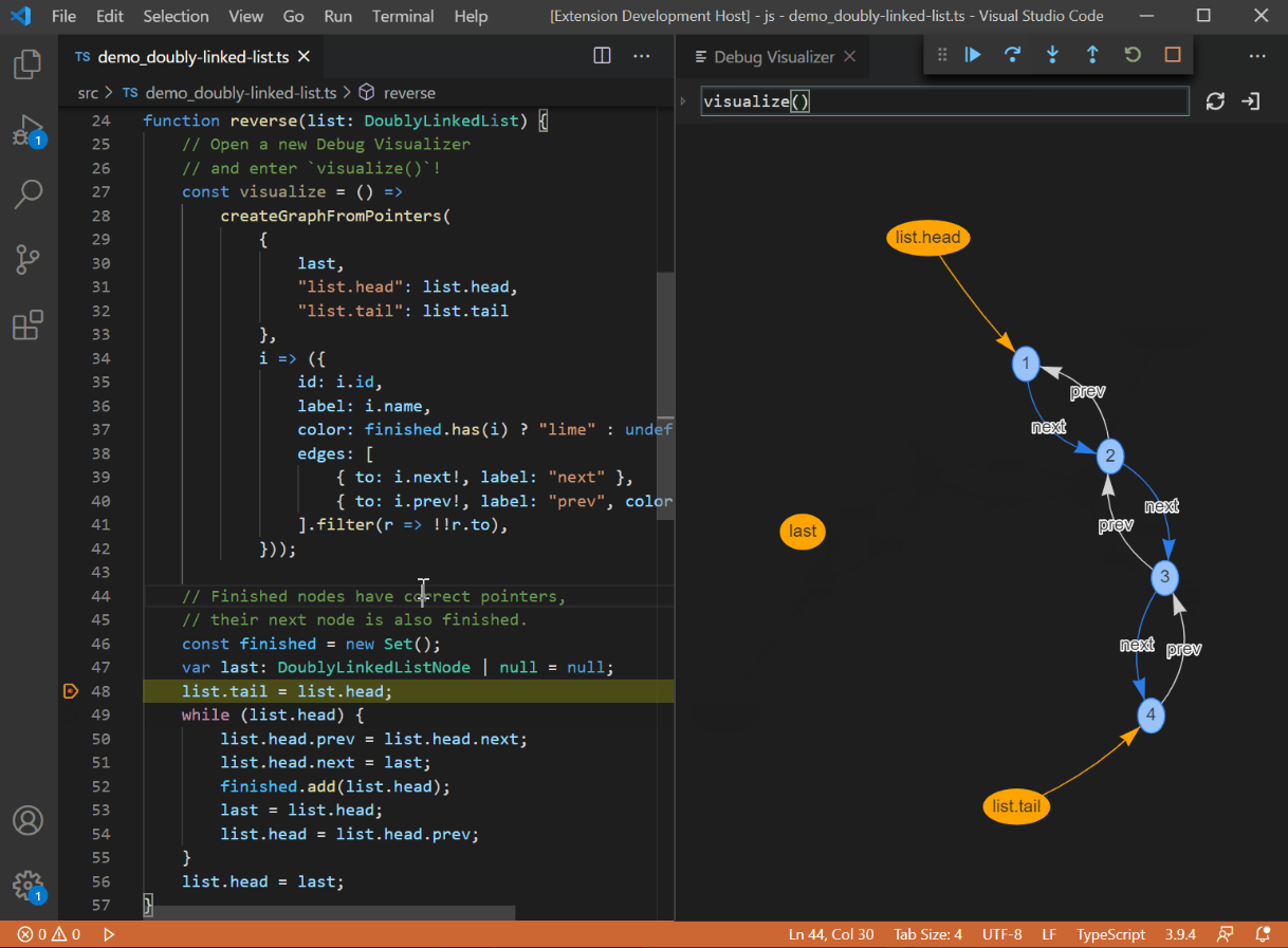 调试数据可视化VS Code扩展源码 图片