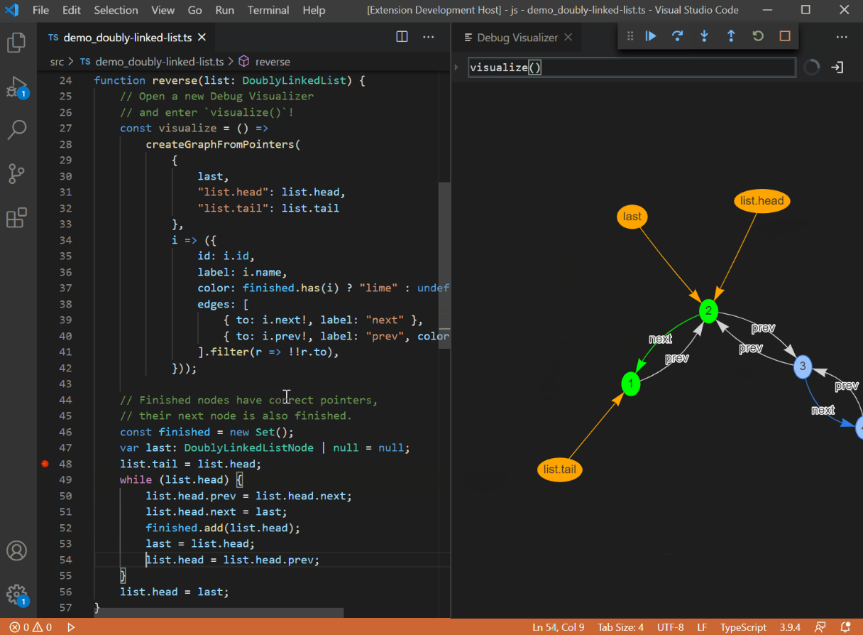 调试数据可视化VS Code扩展源码 图片