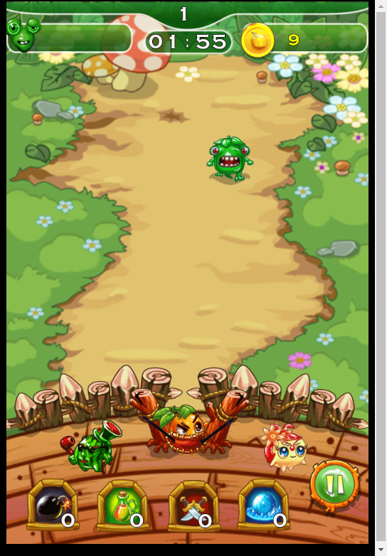 仿燃烧的蔬菜H5塔防游戏源码 图片