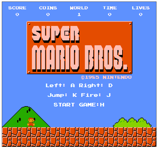 超级玛丽HTML5游戏源码复刻版 封面