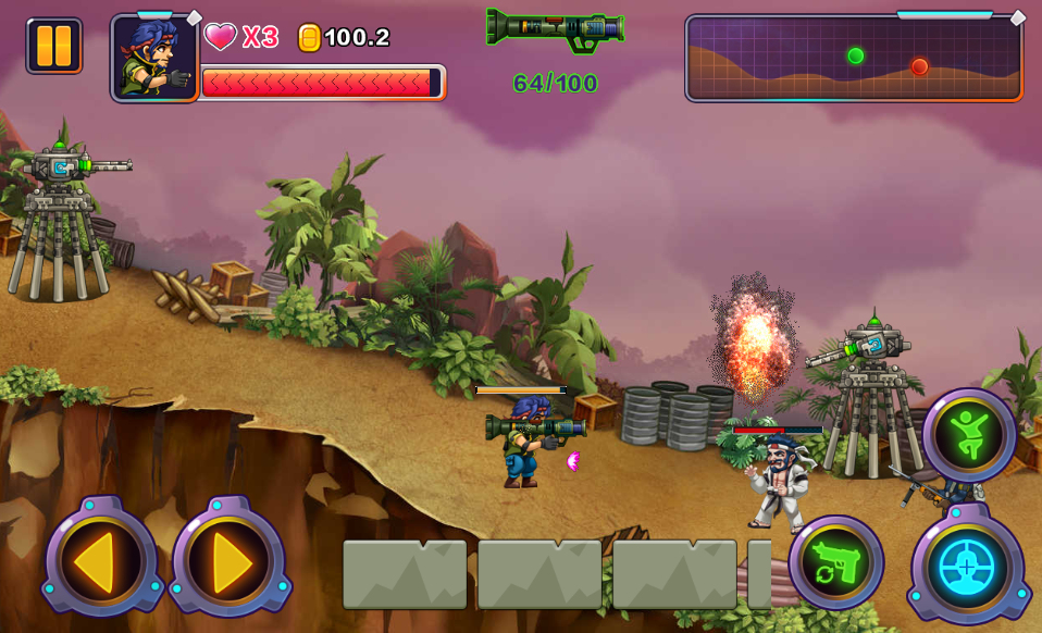 突击对决H5射击游戏源码 图片