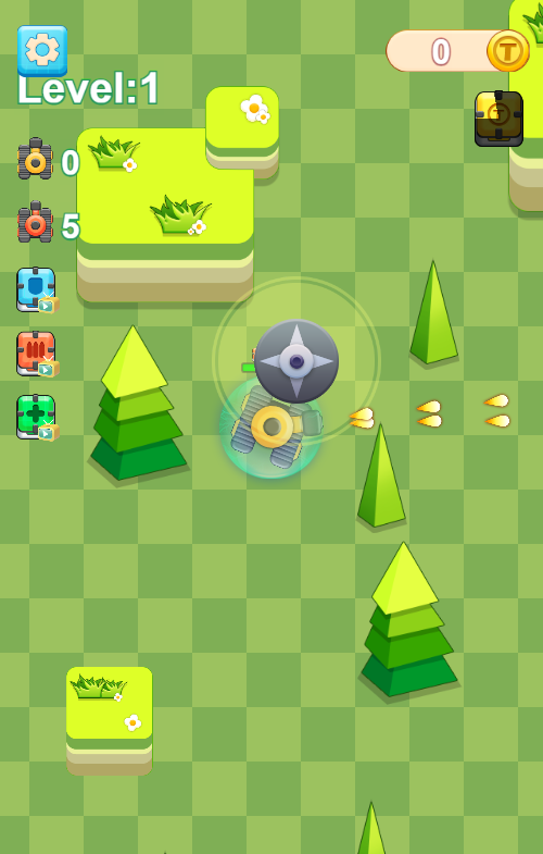 我开坦克贼溜H5射击游戏源码 图片