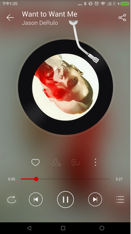 仿网易云音乐安卓客户端 图片