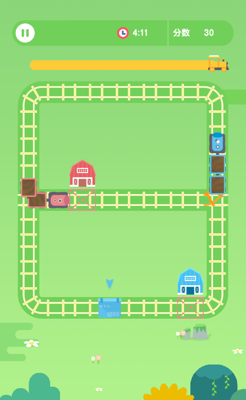 小火车货运益智游戏源码 图片
