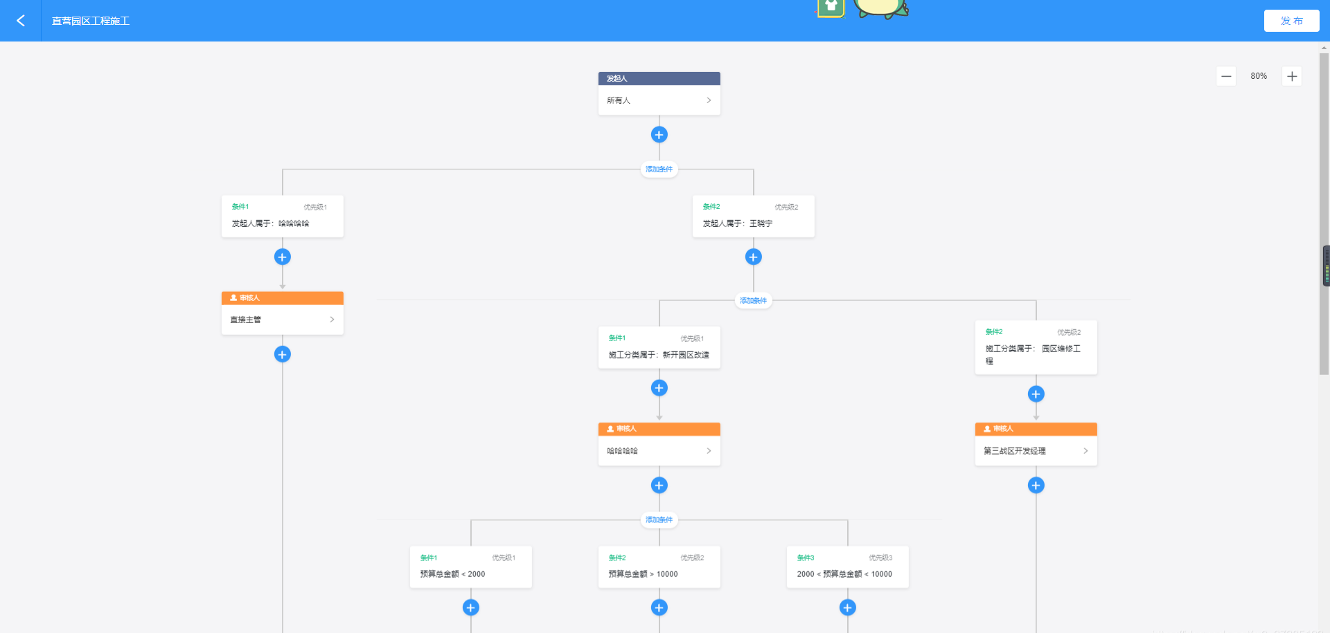 仿钉钉审批流程设置组件 封面