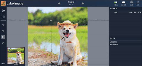在线图像标注工具 矩形多边形标注 图片
