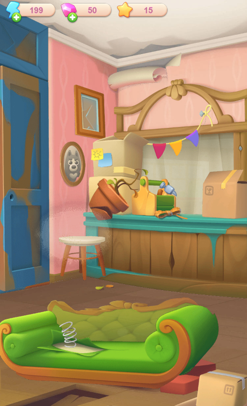 房子改造合成H5游戏源码 图片