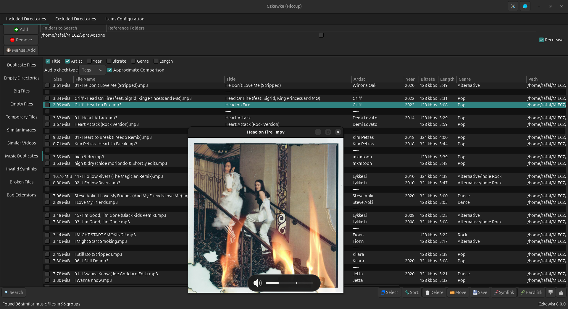 Czkawka系统清理工具 Rust高性能 图片