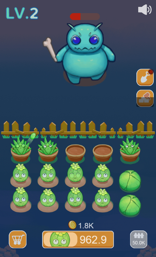 花朵合成H5塔防游戏源码 图片