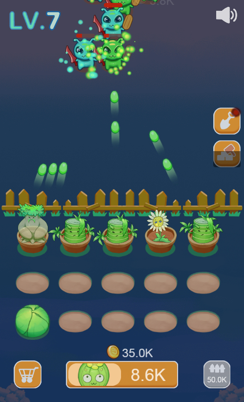 花朵合成H5塔防游戏源码 图片