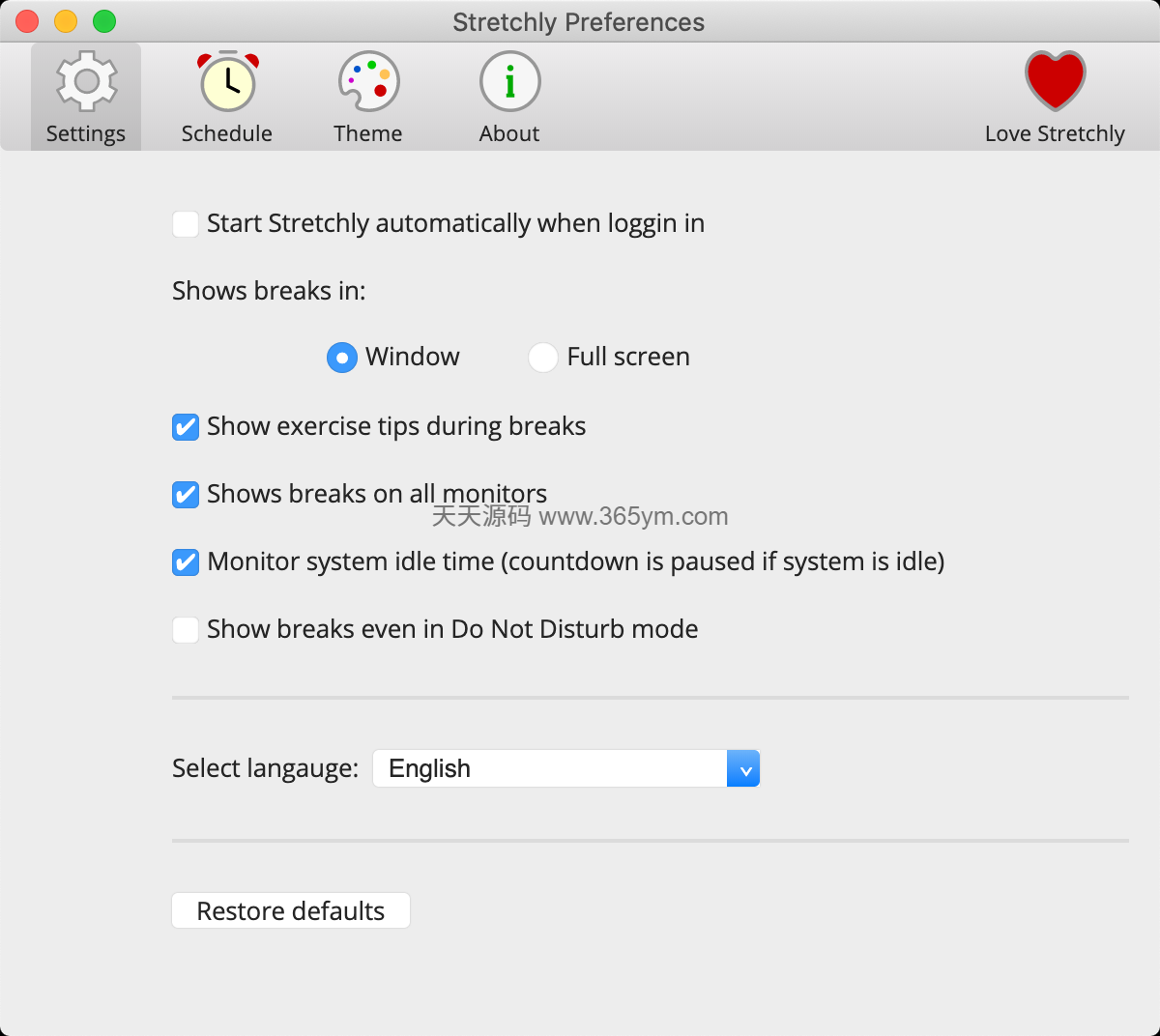 跨平台休息提醒应用 Electron开发 图片