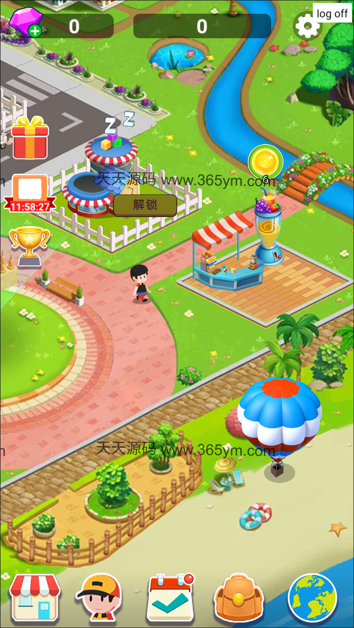 放置大老板H5经营游戏源码 图片