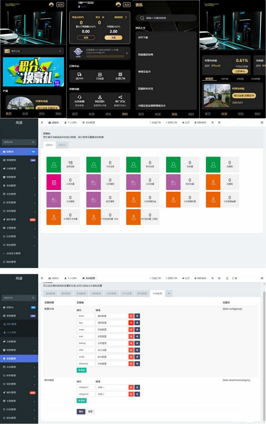充电桩投资理财系统源码（Fastadmin+Uniapp多端） 封面