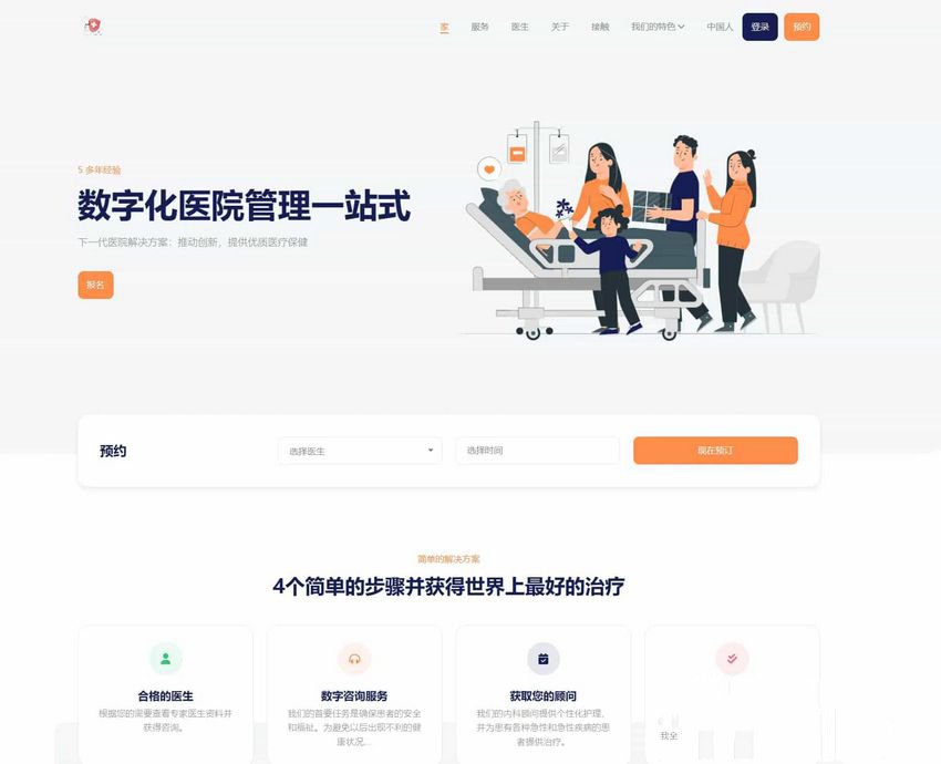 Hospital医院管理预约系统源码 图片