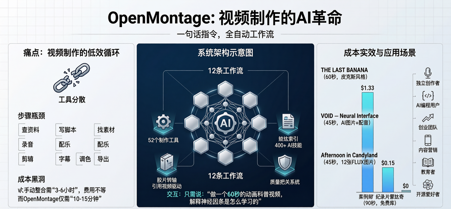 OpenMontageBacklot AI视频流水线可视化面板 封面