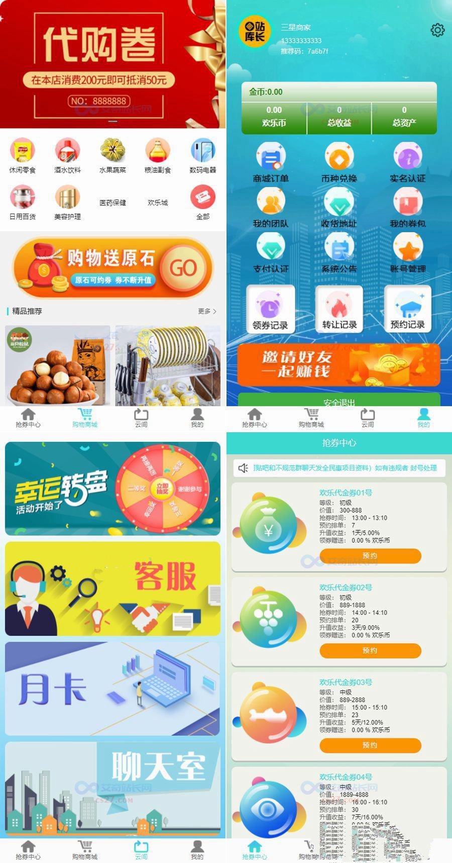 云商互惠商城源码ThinkPHP内核大型买返商城 封面