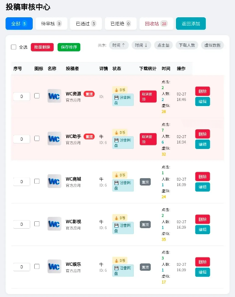 网页版软件库V1.0.2源码带后台投稿审核系统 图片 网页版软件库V1.0.2源码带后台投稿审核系统 图片
