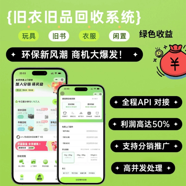 智思旧物1.0.0旧物回收小程序系统Go语言源码版 图片